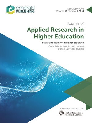 cover image of Journal of Applied Research in Higher Education, Volume 10, Number 2